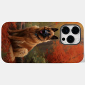 Belgische Herder in de herfst Bladeren vallen insp Case-Mate iPhone Case (Achterkant (horizontaal))
