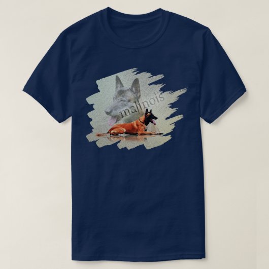 Belgische herder Malinois (16) T-shirt (Design voorkant)