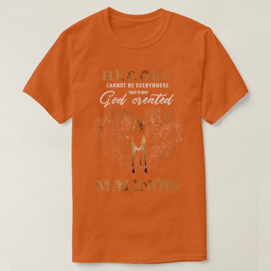 Belgische herder Malinois (21) T-shirt (Design voorkant)