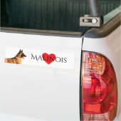 Belgische Herder Malinois Bumpersticker (Op Truck)