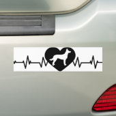 Belgische herder - Malinois Bumpersticker (Op auto)