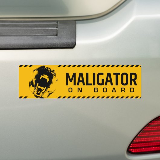 Belgische herder - Malinois Bumpersticker (Op auto)