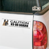 Belgische herder - Malinois Bumpersticker (Op Truck)