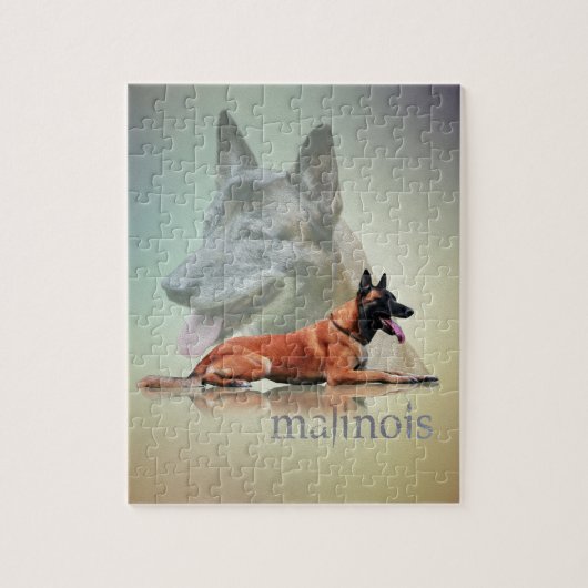 Belgische herder - Malinois Legpuzzel (Verticaal)