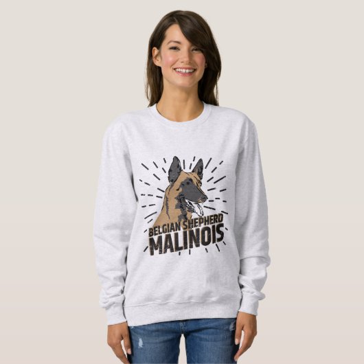 Belgische herder - Malinois Trui (Voorkant volledig)