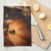 Belgische Herder Puppy Herfst Delight Pompoen Theedoek (Quarter Fold)