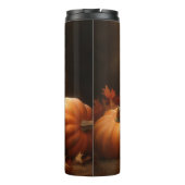 Belgische Herder Puppy Herfst Delight Pompoen Thermosbeker (Achterkant)