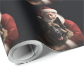 Belgische Herder Sinterklaas Feestelijke Kerstmis Cadeaupapier (Rol Hoek)