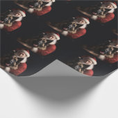 Belgische Herder Sinterklaas Feestelijke Kerstmis Cadeaupapier (Hoek)