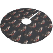 Belgische Herder Sinterklaas Feestelijke Kerstmis Kerstboom Rok (Gekanteld)