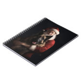 Belgische Herder Sinterklaas Feestelijke Kerstmis Notitieboek (Linkerzijde)