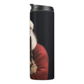 Belgische Herder Sinterklaas Feestelijke Kerstmis Thermosbeker (Geroteerd rechts)