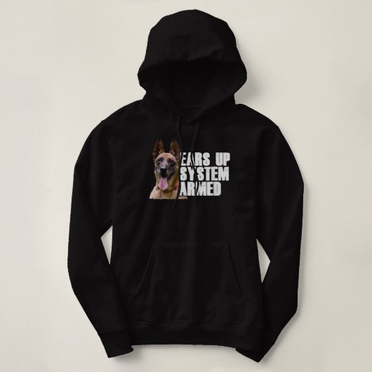 Belgische herderhond I malinois I ar up system A Hoodie (Design voorkant)