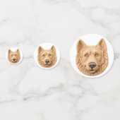 Belgische Herdershond 3D Geïnspireerd Confetti (Achterkanten)