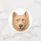 Belgische Herdershond 3D Geïnspireerd Confetti (Kleine voorkant)