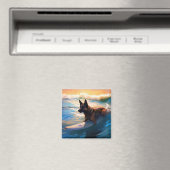 Belgische Herdershond Branding Schilderen Magneet (Insitu (Vaatwasser))