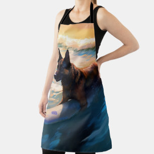 Belgische Herdershond  Branding Schilderen Schort