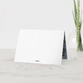 Belgische herdershond laat het sneeuwen Kerstmis Kaart (Achterkant)