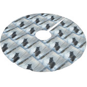 Belgische herdershond laat het sneeuwen Kerstmis Kerstboom Rok (Gekanteld)