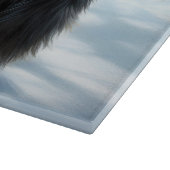 Belgische herdershond laat het sneeuwen Kerstmis Snijplank (Hoek)