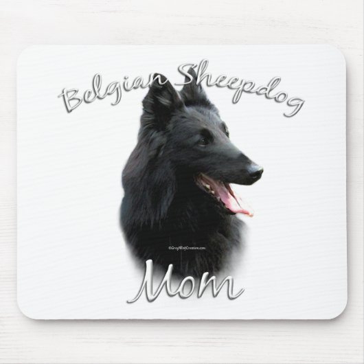 Belgische herdershond Moeder 2 Muismat (Voorkant)