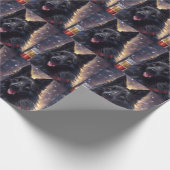 Belgische herdershond Nieuwjaar Cadeaupapier (Hoek)