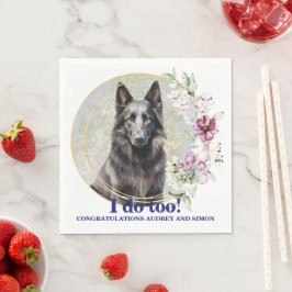 Belgische herdershond Trouw servetten met honden f