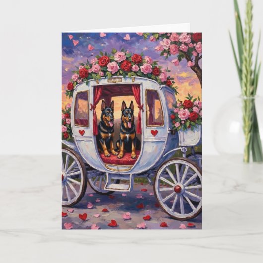 Belgische Herdershond Valentijnsdag Kaart (Voorkant)