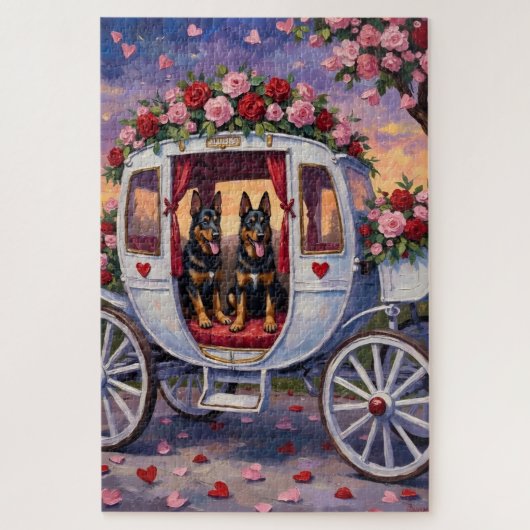 Belgische herdershond Valentijnsdag Legpuzzel (Verticaal)