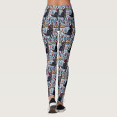Belgische Herdershond Winter Wonderland Kerstmis Leggings (Achterkant)