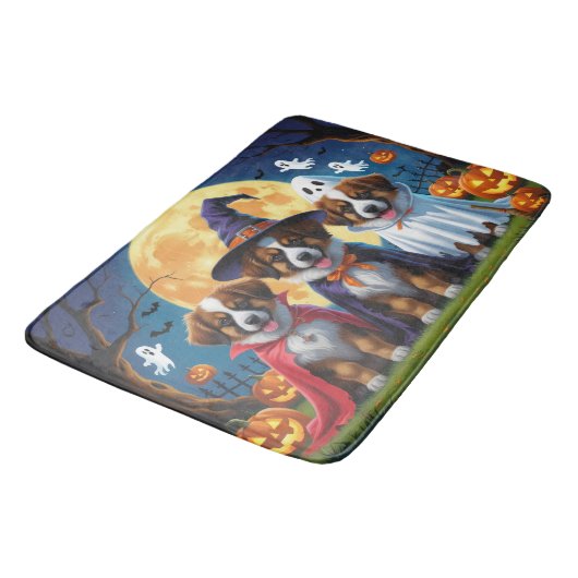 Belgische Herdershonden Pompoen Halloween Grappig Badmat (Gekanteld)