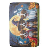 Belgische Herdershonden Pompoen Halloween Grappig Badmat (Voorkant Verticaal)