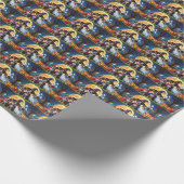 Belgische Herdershonden Pompoen Halloween Grappig Cadeaupapier (Hoek)