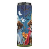 Belgische Herdershonden Pompoen Halloween Grappig Thermosbeker (Achterkant)