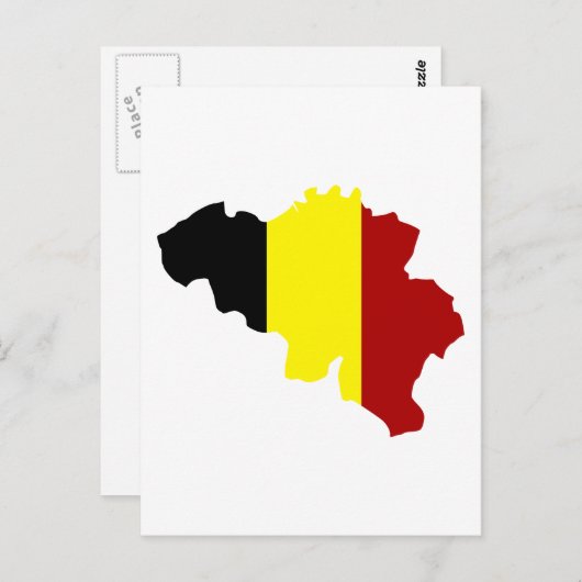 Belgische kaart (Voorkant / Achterkant)