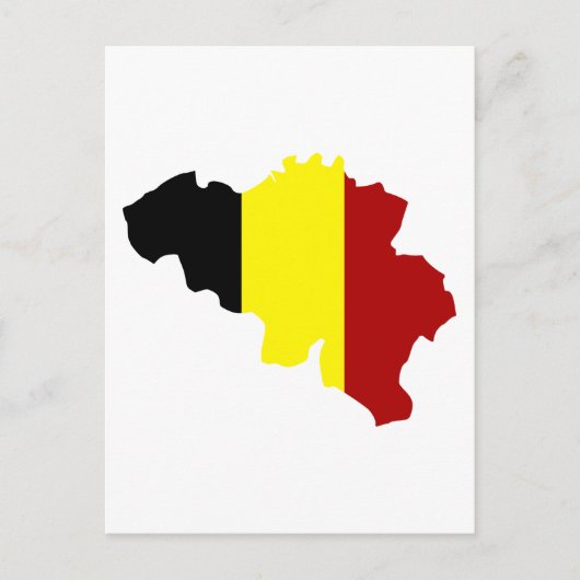 Belgische kaart (Voorkant)