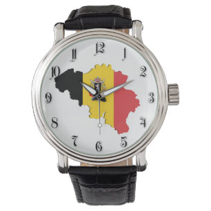 Belgische kaart horloge