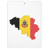 Belgische kaart klembord (Achterkant)