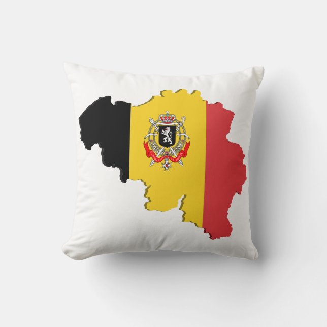 Belgische kaart kussen (Voorkant)