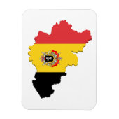 Belgische kaart magneet (Verticaal)