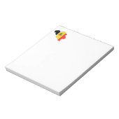 Belgische kaart notitieblok (Linkerzijde)