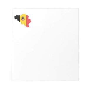 Belgische kaart notitieblok