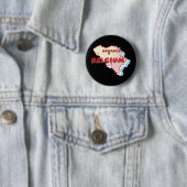 Belgische kaart ronde button 5,7 cm (In situ)