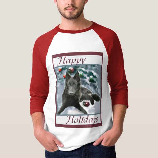 Belgische kerstcadeautjes bij Sheepdog T-shirt (Voorkant)