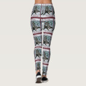 Belgische kersthond leggings (Achterkant)