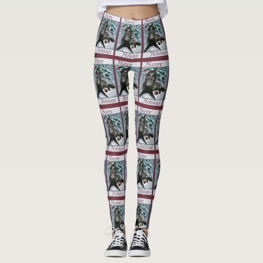 Belgische kersthond leggings (Voorkant)