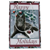 Belgische kersthond medium cadeauzakje (Voorkant)