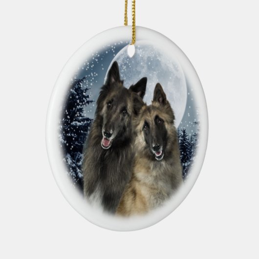 Belgische kerstornament Tervuren Keramisch Ornament (Rechts)