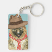 Belgische lakenvader sleutelhanger (achterkant)