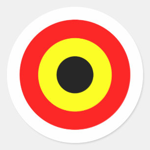 Belgische luchtmacht Roundel Ronde Sticker
